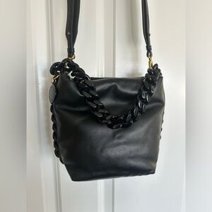 BRAND NEW Stella McLartney Frayme Puffy Faux Leather Bucket Bag